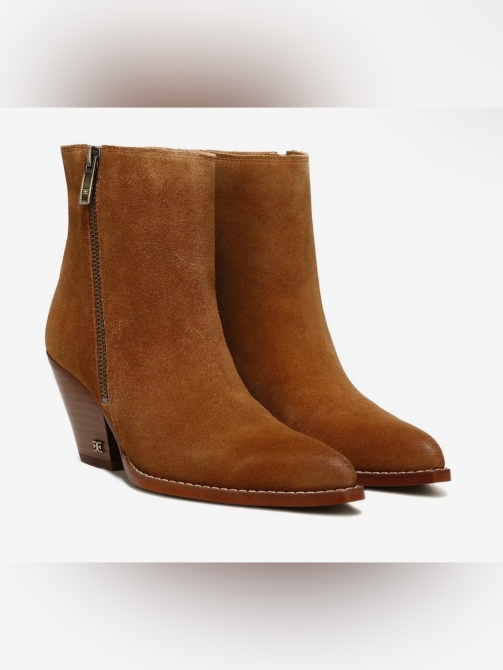 NEW in box Sam Edelman Brown Suede Jane Boots Booties ~ Size 10